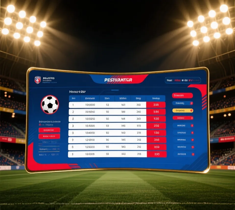 世界盃積分榜視覺示意圖