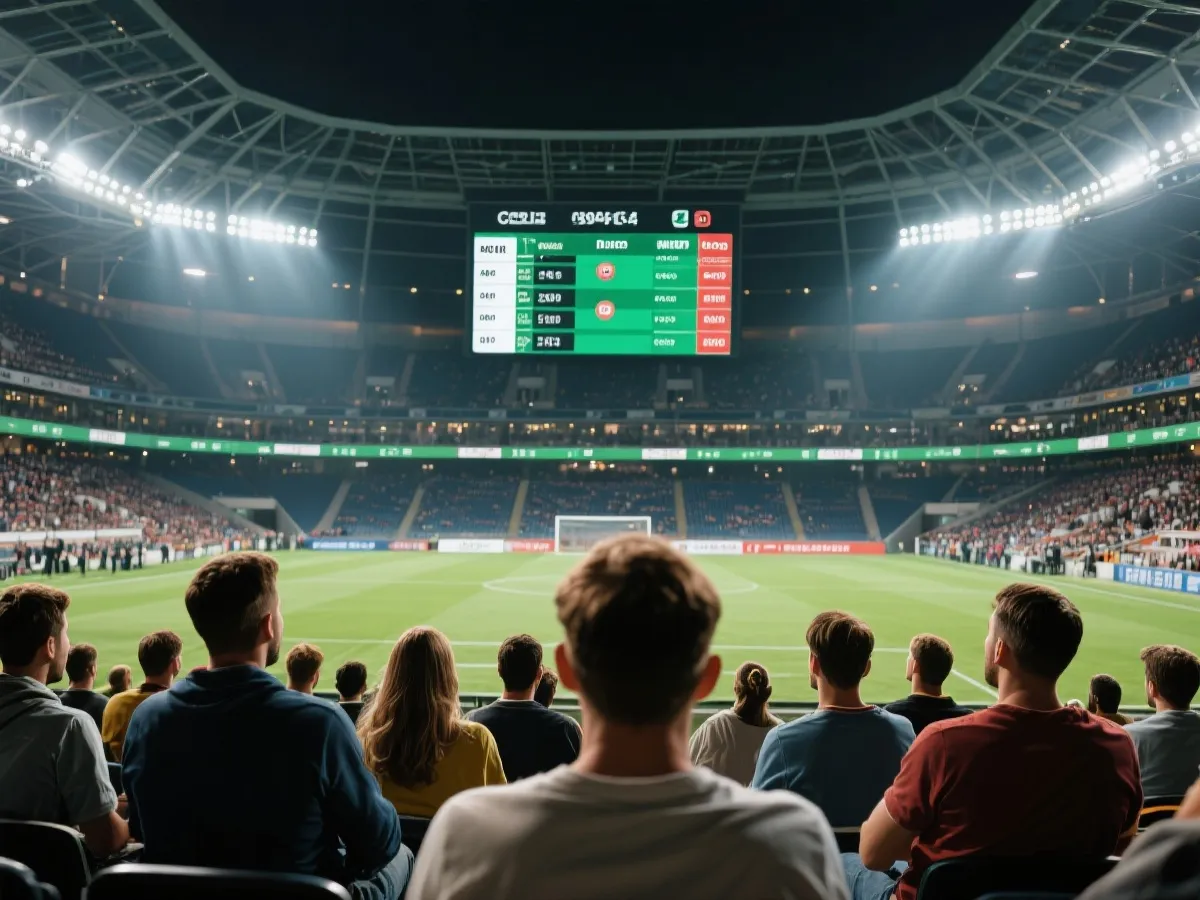 球迷追蹤世界盃排名與賽程示意圖