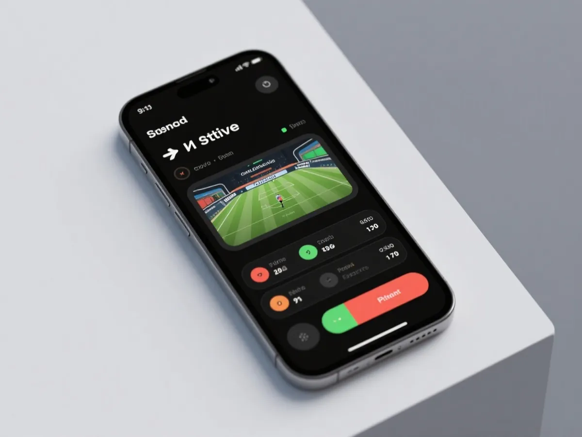 即時比分介面示意圖